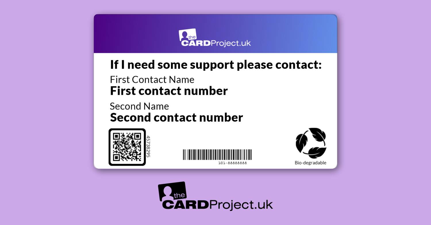 Sleep Apnea Medical Card (REAR)